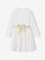 Ensemble robe patineuse boléro serre-tête blanc+vert sauge - vertbaudet enfant 