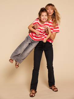 -T-shirt marinière fille manches courtes - capsule famille