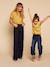 T-shirt fille coton bio olive - vertbaudet enfant 