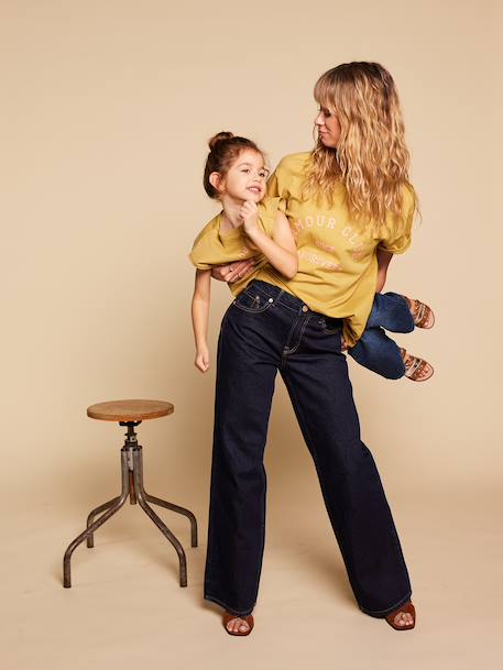 T-shirt manches courtes coton bio olive - vertbaudet enfant 
