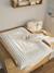 Housse matelas à langer personnalisable beige imprimé+écru / vert feuille+multicolore+vert sauge - vertbaudet enfant 
