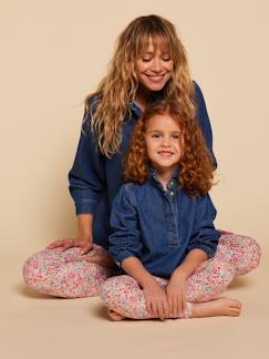 -Legging fille imprimé coton bio