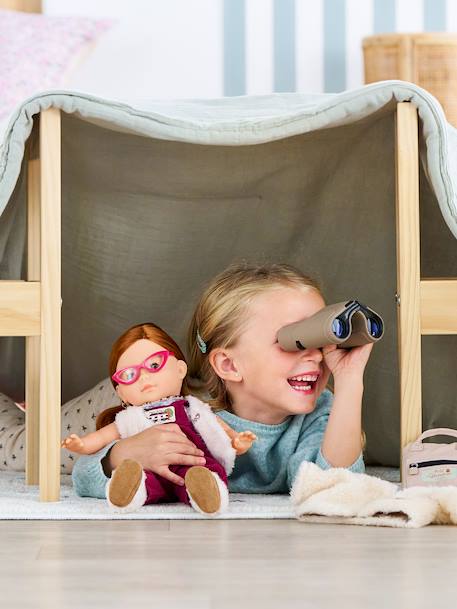 Chique ontdekkingsreiziger poppenkoffer bordeauxrood - vertbaudet enfant 