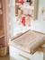 Housse matelas à langer personnalisable beige imprimé+écru / vert feuille+multicolore+vert sauge - vertbaudet enfant 