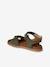 Sandales scratchées cuir enfant kaki+marine+sable - vertbaudet enfant 