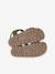 Leren kindersandalen met klittenband kaki+marineblauw+zandbeige - vertbaudet enfant 