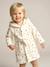 Peignoir bébé COEUR, avec coton recyclé blanc imprimé - vertbaudet enfant 