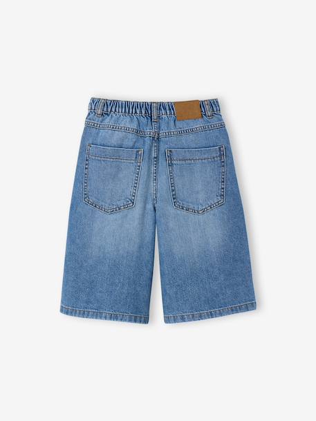 Lange denim bermuda double stone - vertbaudet enfant 