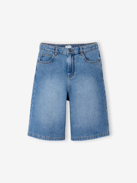 Lange denim bermuda double stone - vertbaudet enfant 