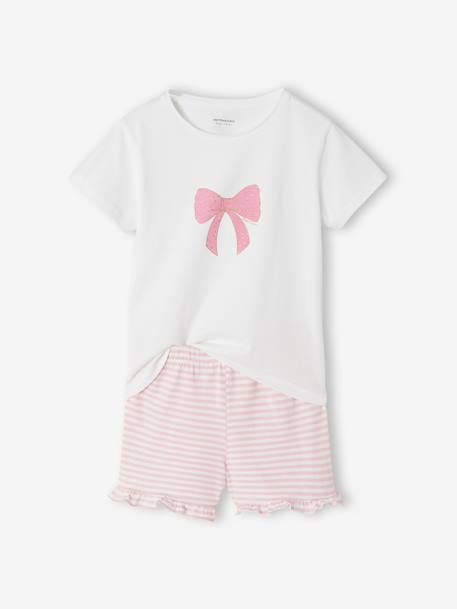 Set van 2 pyjamashorty's. rozen - vertbaudet enfant 