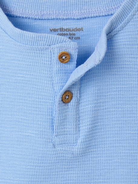 T-shirt bébé coton bio bleu - vertbaudet enfant 