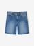 Bermuda in denim voor jongens met verstelbare taille double stone+stone - vertbaudet enfant 