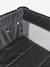 Lit pliant bébé 2 hauteurs de couchage anthracite+marine - vertbaudet enfant 
