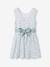 Robe de cérémonie motifs fleurs fille blanc+blanc imprimé+bleu clair+rose imprimé+rose pâle - vertbaudet enfant 