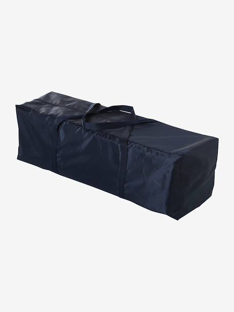 Lit pliant bébé 2 hauteurs de couchage anthracite+marine - vertbaudet enfant 