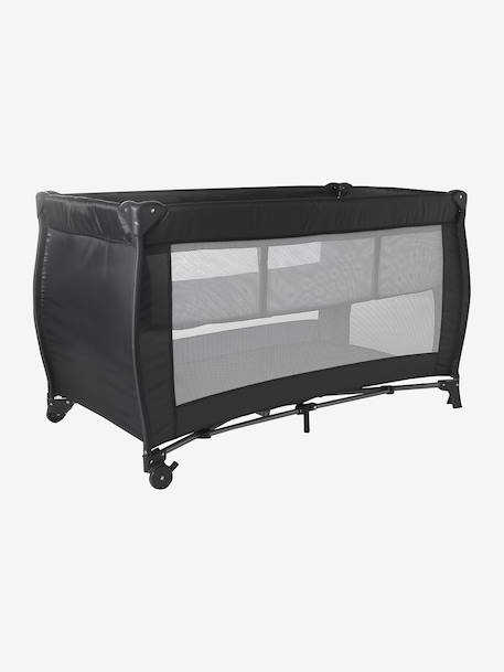 Lit pliant bébé 2 hauteurs de couchage anthracite+marine - vertbaudet enfant 