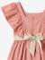 Robe cérémonie fille ceinture dorée blanc+blush - vertbaudet enfant 