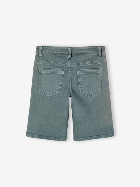 Bermuda garçon 5 poches argile+bleu grisé+terracotta+vert émeraude - vertbaudet enfant 