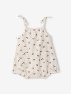 Baby-Salopette, jumpsuit-Babypakje voor meisjes van biologisch katoen