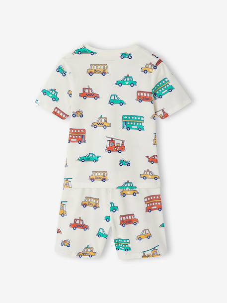 Lot 2 pyjashorts véhicules vert sauge - vertbaudet enfant 