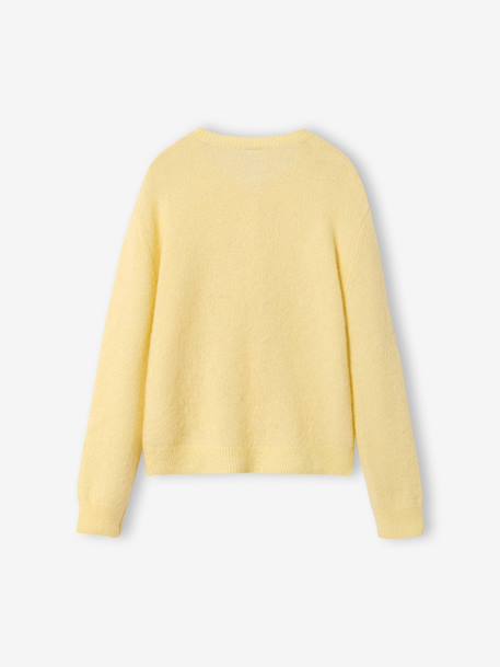 Gilet boutonné jaune pâle - vertbaudet enfant 