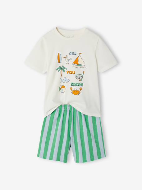 Lot 2 pyjashorts écru - vertbaudet enfant 