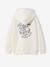 Sweat capuche garçon oversize imprimé dos écru - vertbaudet enfant 