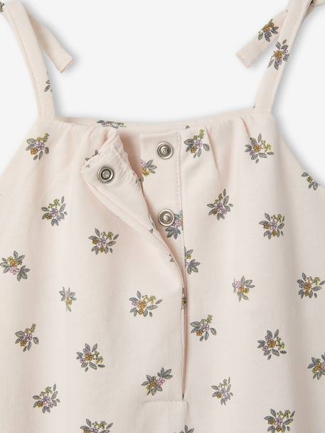 Combinaison bébé fille coton bio rose pâle - vertbaudet enfant 