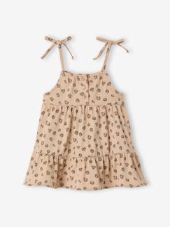 -Robe bébé fille bretelles coton bio