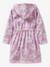 Peignoir de bain enfant MARGUERITE personnalisable, avec coton recyclé mauve - vertbaudet enfant 