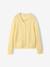 Gilet boutonné jaune pâle - vertbaudet enfant 