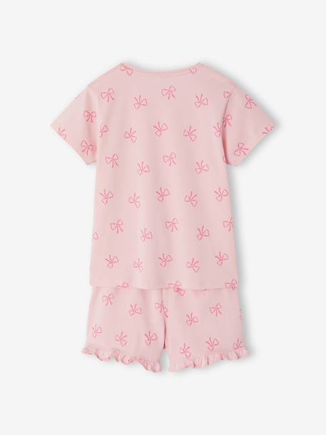 Lot 2 pyjashort nœud rose - vertbaudet enfant 