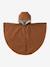 Babyponcho voor autostoeltje karamel+saliegroen - vertbaudet enfant 
