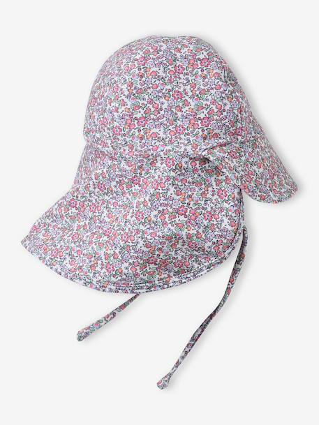 Casquette bébé fille anti UV écru - vertbaudet enfant 