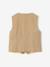 Veste garçon cérémonie sans manches en coton/ lin beige+beige clair+bleu+marine foncé+vert sauge - vertbaudet enfant 
