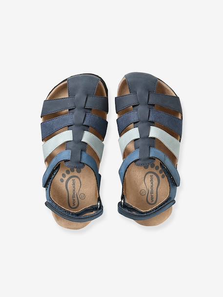 Sandale garçon scratch lot bleu - vertbaudet enfant 