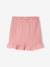 Set short hemdje van katoengaas rouge+saliegroen - vertbaudet enfant 