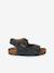 Sandales garçon cuir boucles bleu - vertbaudet enfant 