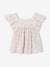 Ensemble short haut gaze de coton blush+vert sauge - vertbaudet enfant 