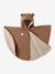 Poncho bébé pour siège auto cappuccino - vertbaudet enfant 