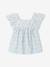 Ensemble short haut gaze de coton blush+vert sauge - vertbaudet enfant 
