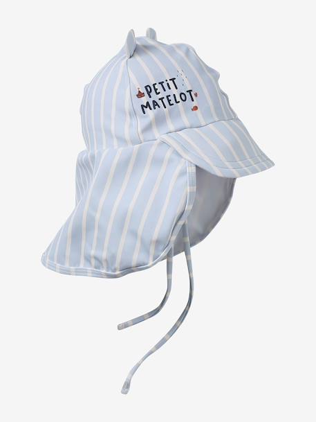 Casquette de bain bébé garçon bleu ciel - vertbaudet enfant 