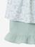 Ensemble short haut gaze de coton blush+vert sauge - vertbaudet enfant 