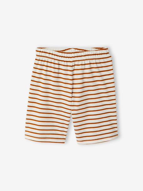 Set van 3 pyjama's met fietsen, lange en korte mouwen karamel - vertbaudet enfant 