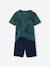 Set van 2 pyjamashorts jungle Engels groen - vertbaudet enfant 