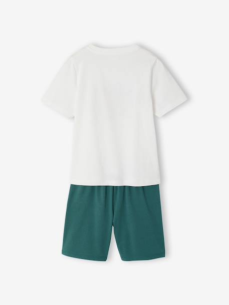Lot 2 pyjashort jungle vert anglais - vertbaudet enfant 