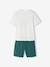 Set van 2 pyjamashorts jungle Engels groen - vertbaudet enfant 