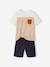 Set van 3 pyjama's met fietsen, lange en korte mouwen karamel - vertbaudet enfant 