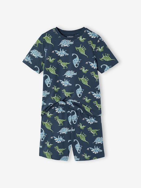 Lot 2 pyjashorts dino bleu nuit - vertbaudet enfant 