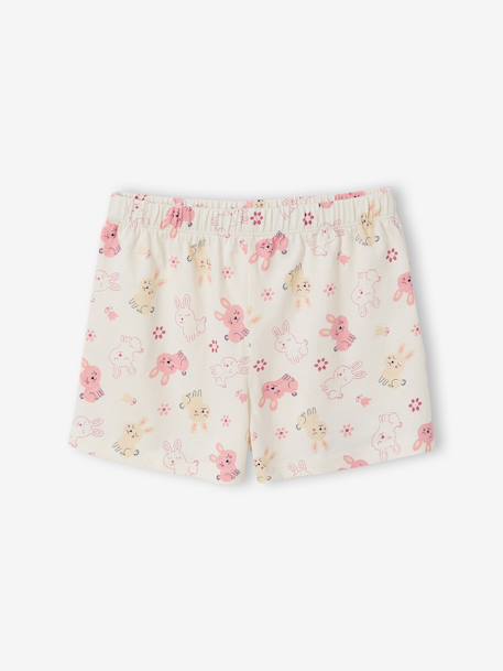 Lot 2 pyjamas lapin court et long gris chiné - vertbaudet enfant 